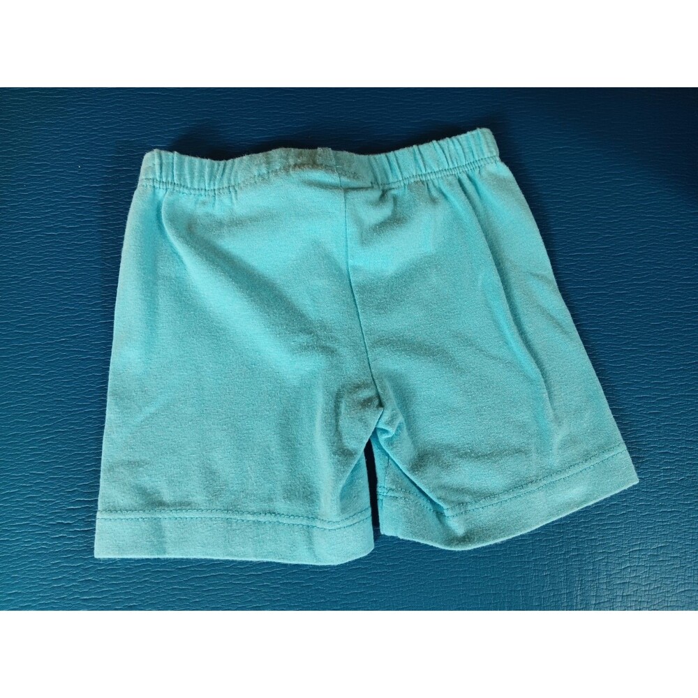 shorts 12 months New Young Hearts casual jersey knit aqua blue